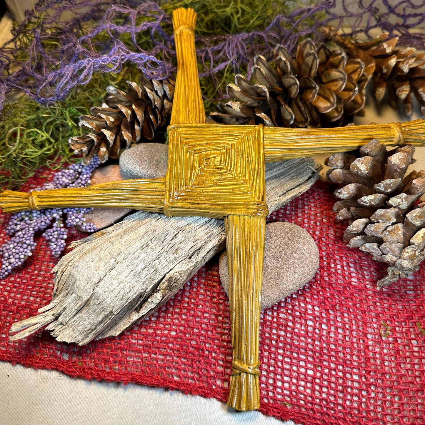 Saint Brigid's Celtic Cross, Ireland Cross, Irish Cross Wall Plaque, Ireland Gift, Easter, Housewarming Gift, New Home Gift, Confirmation