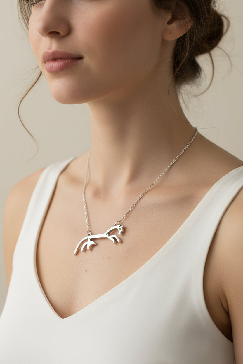 Uffington White Horse Necklace — view 4