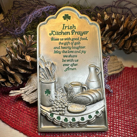 Load image into Gallery viewer, Irish Blessing Wall Art, Ireland Gift, Kitchen Wall Plaque, New Home Gift, Chef Gift, Wedding Gift, Irish Kitchen Decor, Religious Prayer

