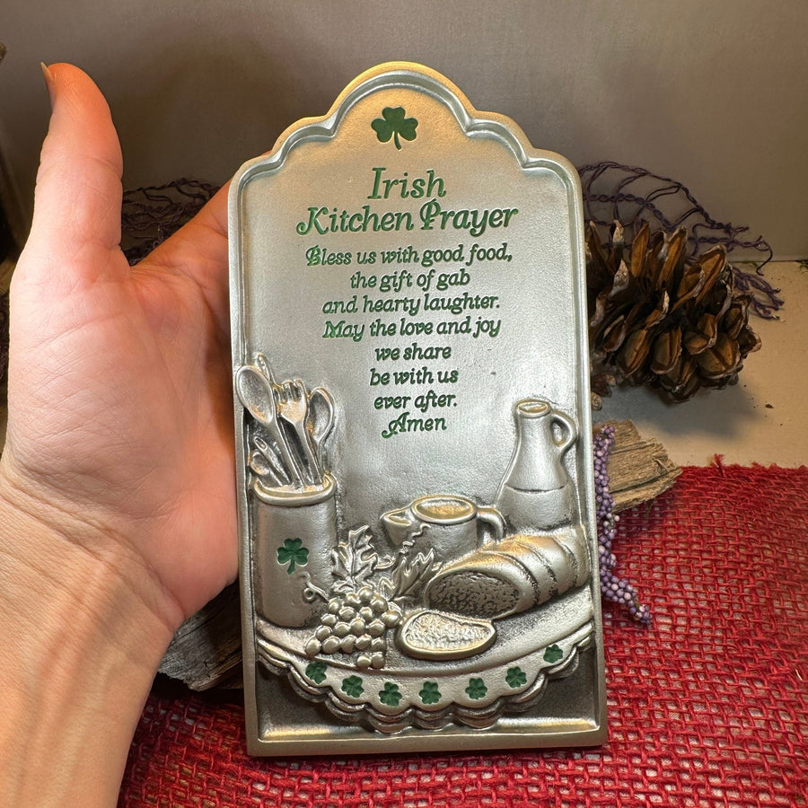 Irish Blessing Wall Art, Ireland Gift, Kitchen Wall Plaque, New Home Gift, Chef Gift, Wedding Gift, Irish Kitchen Decor, Religious Prayer