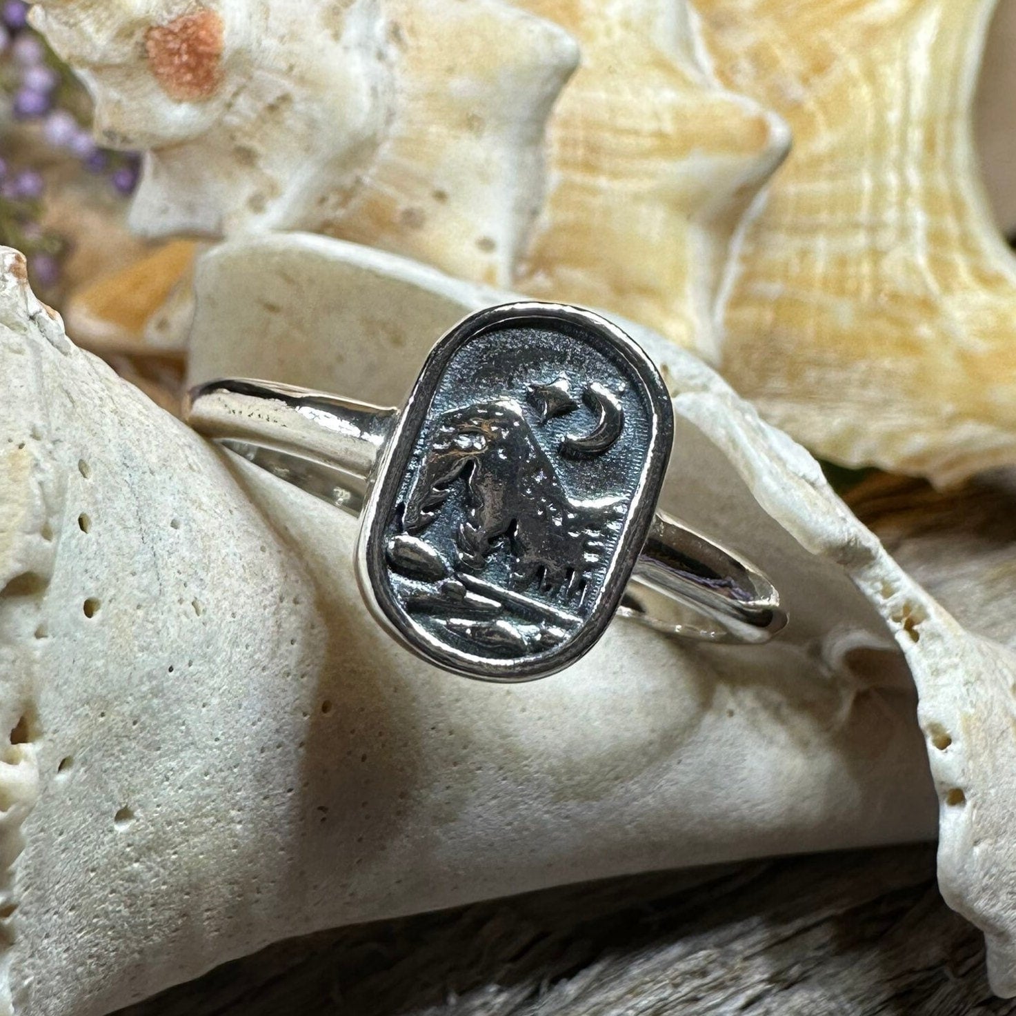 Minimalist Mountain Ring, Scottish Highlands Ring, Celtic Jewelry, Scotland Jewelry, HIker Jewelry, Wiccan Jewelry, Anniversary Gift