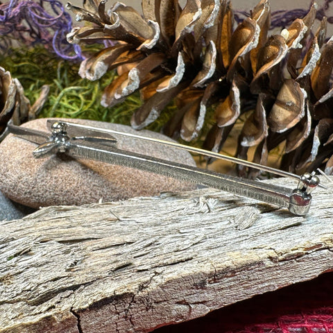 Load image into Gallery viewer, Medieval Battle Axe Kilt Pin, Pole Axe Pin, Scotland Kilt Pin, Scottish Brooch, Sword Brooch, Viking Pin, Scotland Gift, Dad Gift
