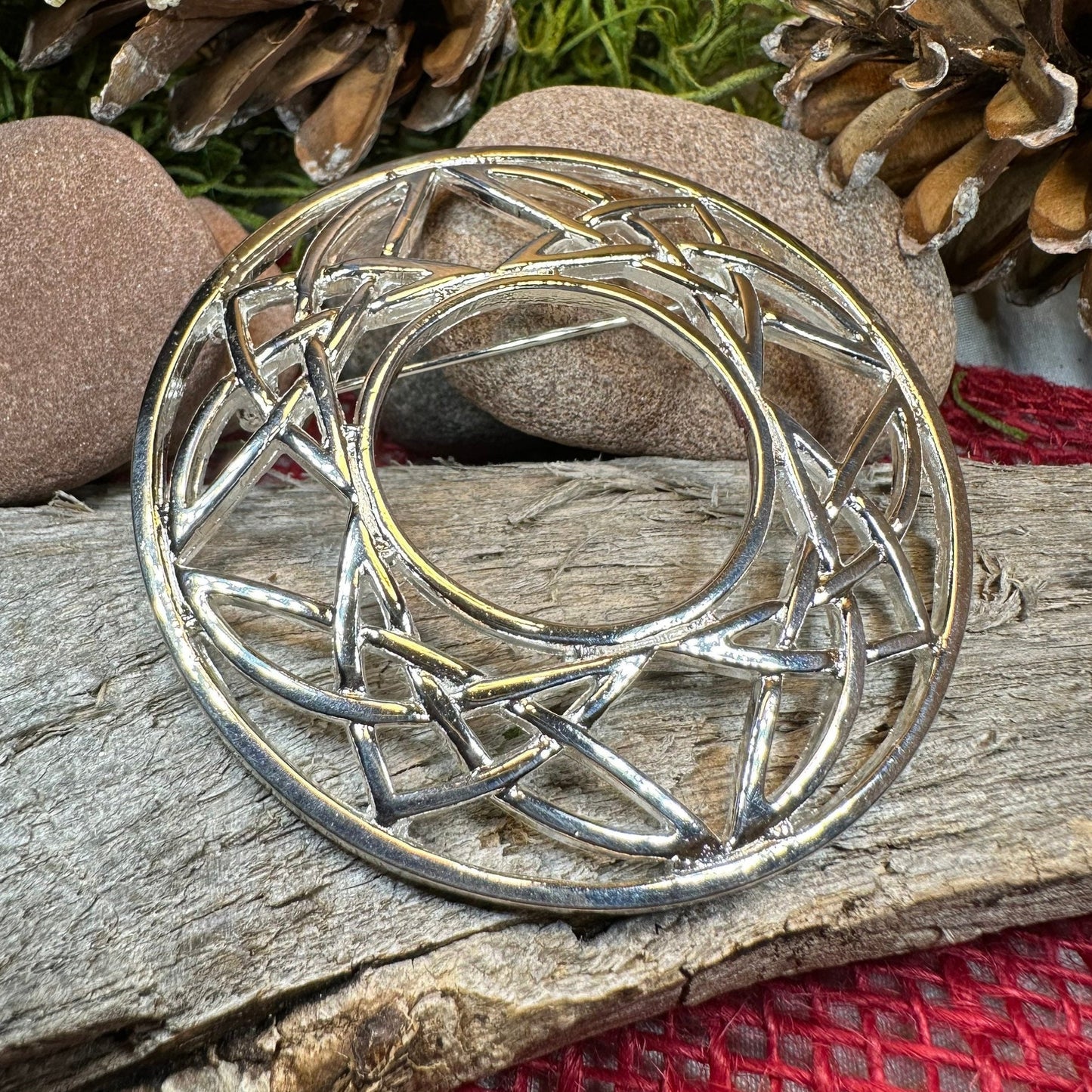 Celtic Knot Brooch, Celtic Jewelry, Irish Jewelry, Scotland Brooch, Celtic Brooch, Anniversary Gift, Celtic Knot Pin, Ireland Gift, Norse