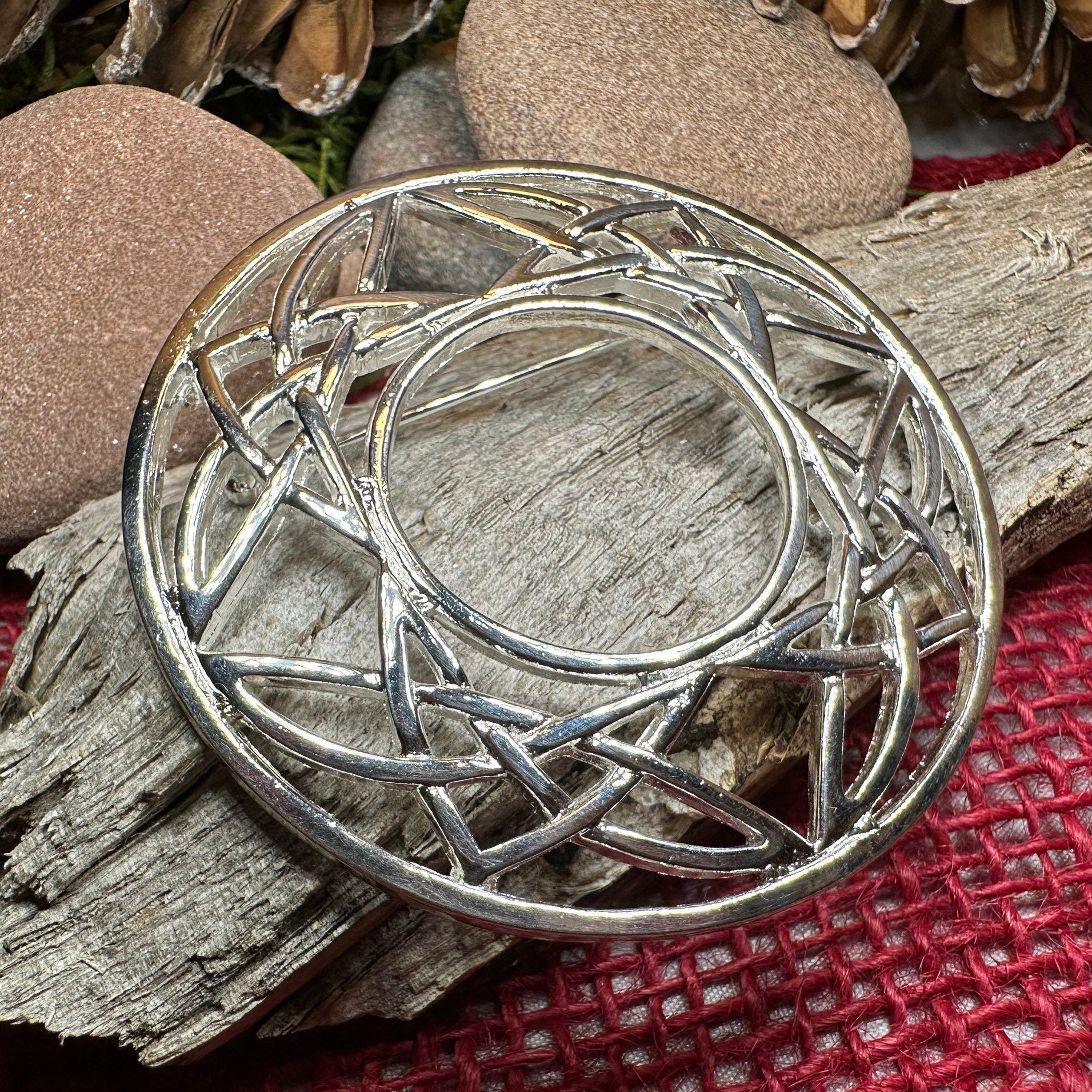 Celtic Knot Brooch, Celtic Jewelry, Irish Jewelry, Scotland Brooch, Celtic Brooch, Anniversary Gift, Celtic Knot Pin, Ireland Gift, Norse