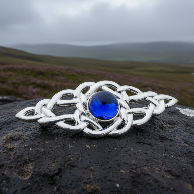 Celtic Brooch, Scottish Bar Pin, Irish Jewelry, Scottish Brooch, Celtic Pin, Ireland Gift, Plaid Pin, Tartan Pin, Wiccan Jewelry, Mom Gift