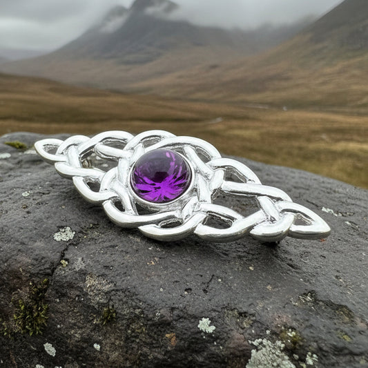 Celtic Brooch, Scottish Bar Pin, Irish Jewelry, Scottish Brooch, Celtic Pin, Ireland Gift, Plaid Pin, Tartan Pin, Wiccan Jewelry, Mom Gift