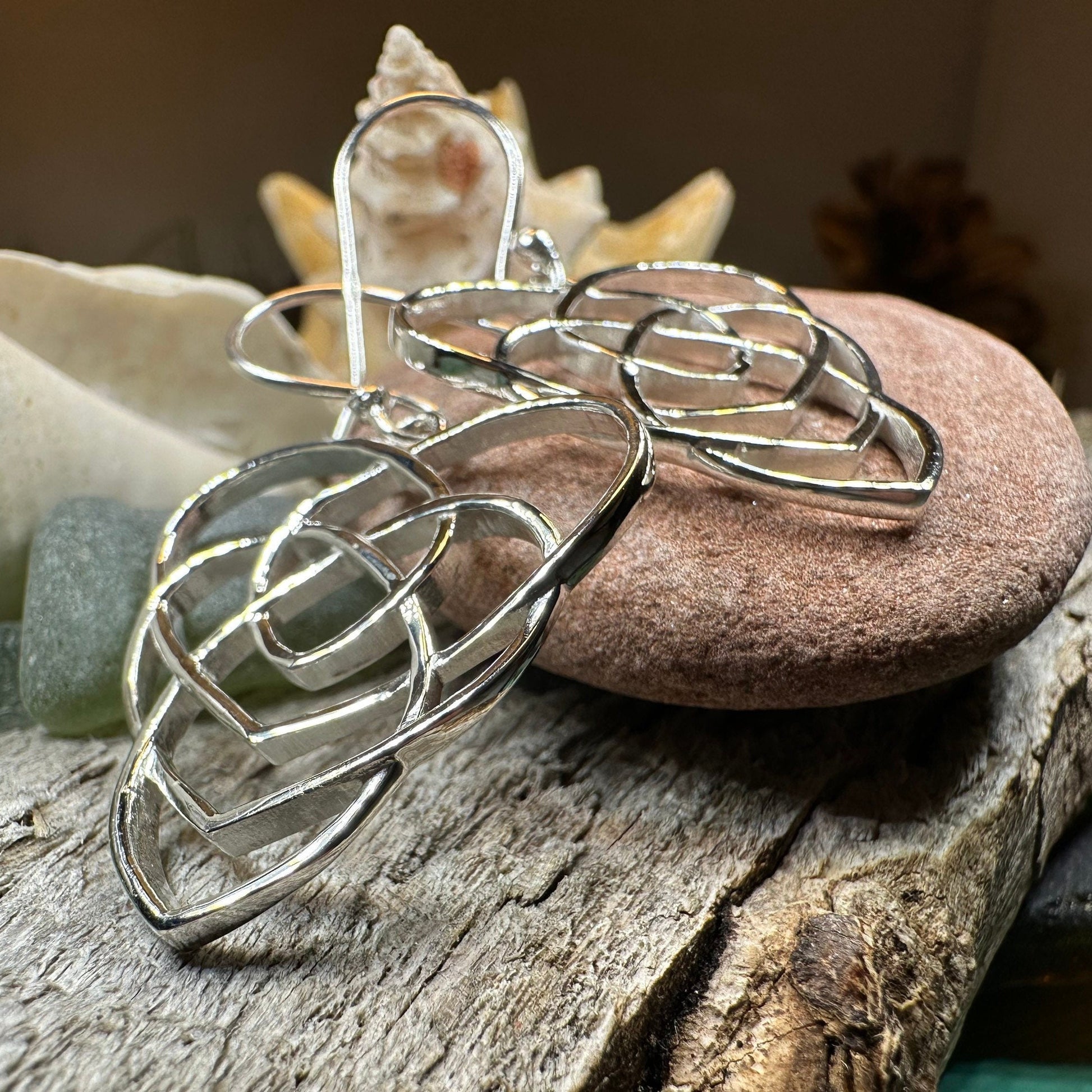 Eislyn Celtic Mother's Knot Earrings — view 5