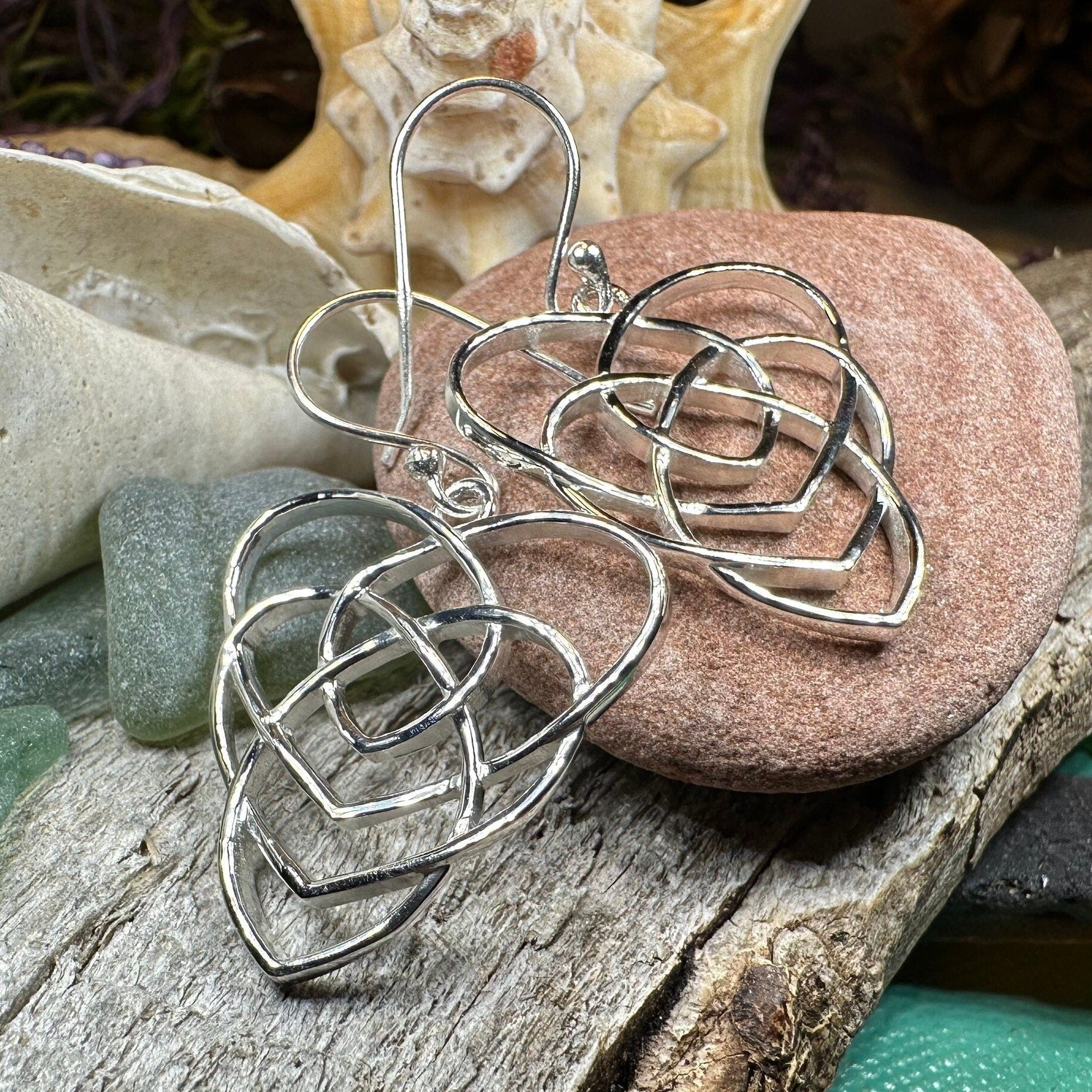 Eislyn Celtic Mother's Knot Earrings — view 6