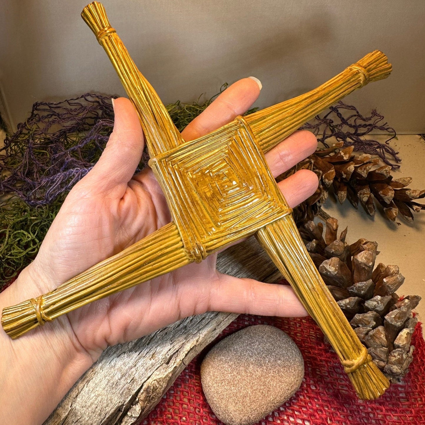 Saint Brigid's Celtic Cross, Ireland Cross, Irish Cross Wall Plaque, Ireland Gift, Easter, Housewarming Gift, New Home Gift, Confirmation