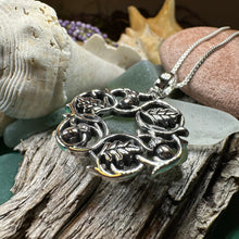 Load image into Gallery viewer, Oak Leaf Necklace, Celtic Jewelry, Acorn Jewelry, Ireland Gift, Irish Jewelry, Scotland Jewelry, Leaf Jewelry, Forest Gift, Graduation Gift
