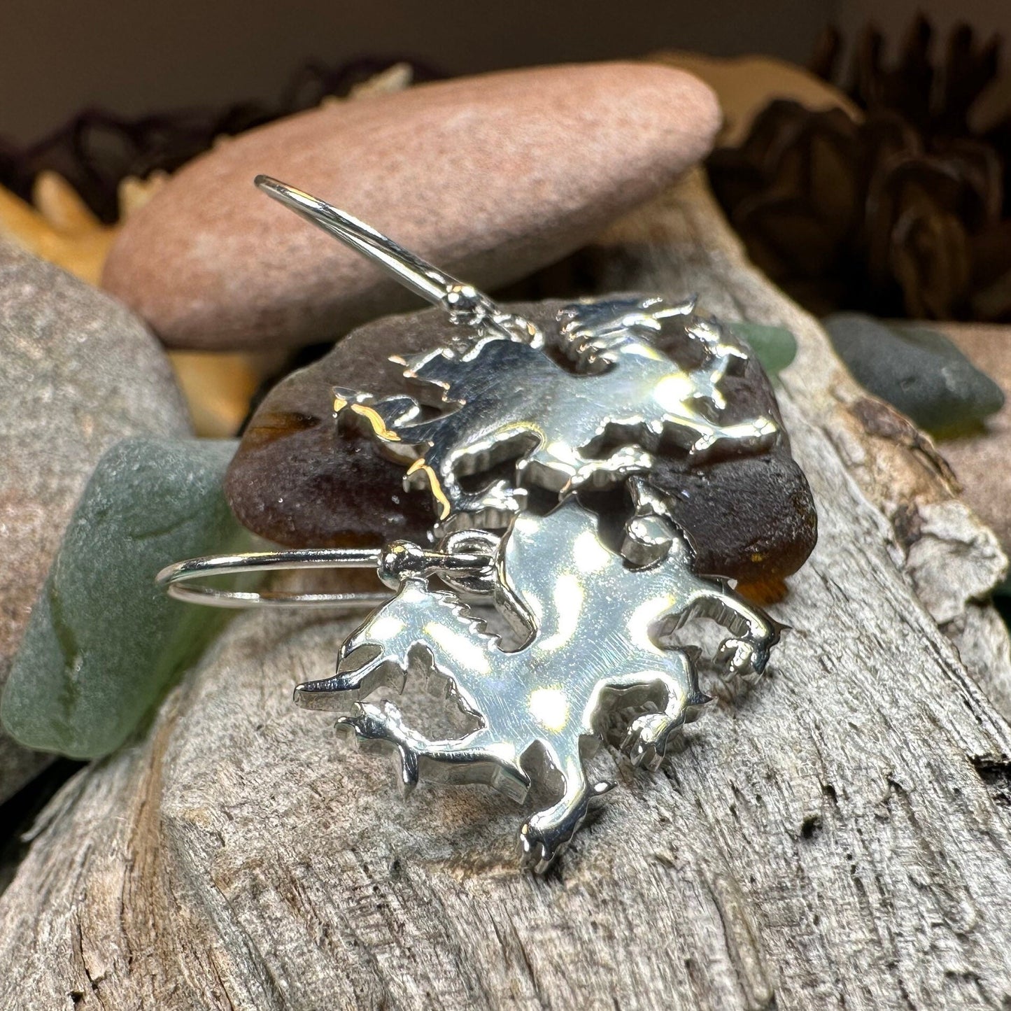 Welsh Dragon Earrings, Celtic Jewelry, Wales Jewelry, Dragon Jewelry, Mom Gift, Wife Gift, Anniversary Gift, Dragon Earrings, Wales Gift