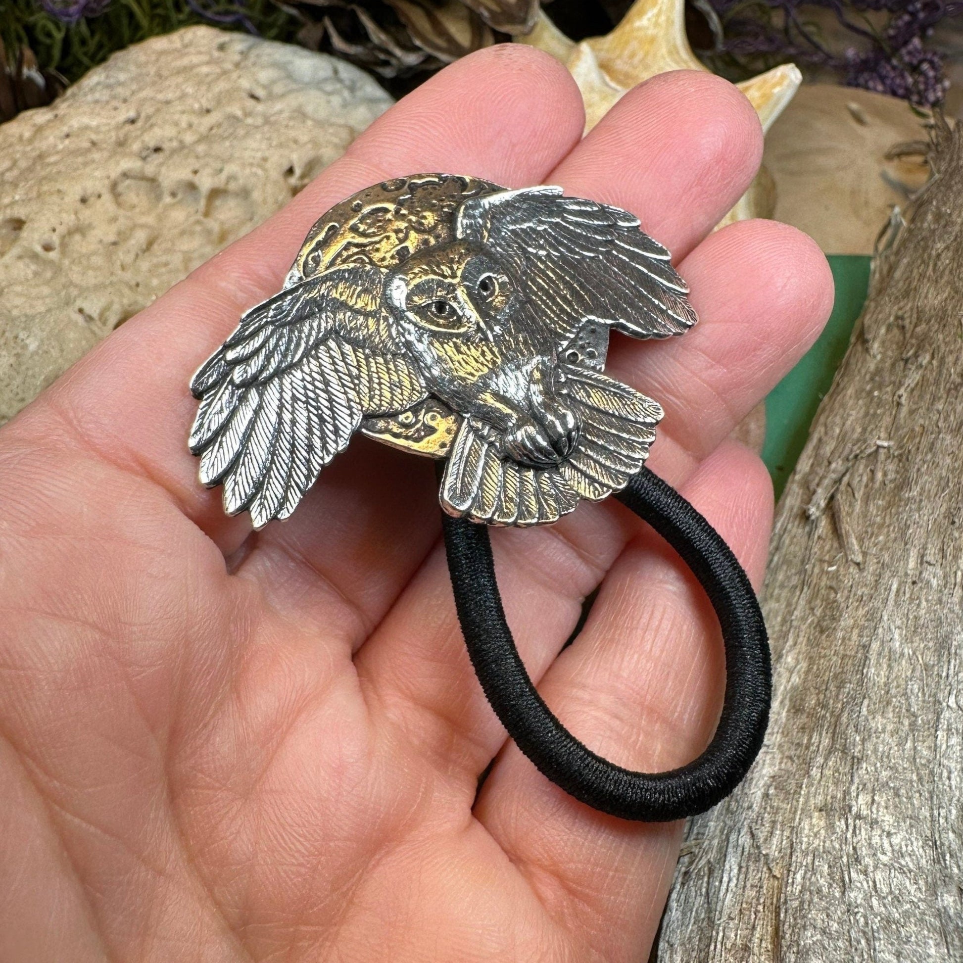 Midnight Owl Ponytail Holder for Women — view 3