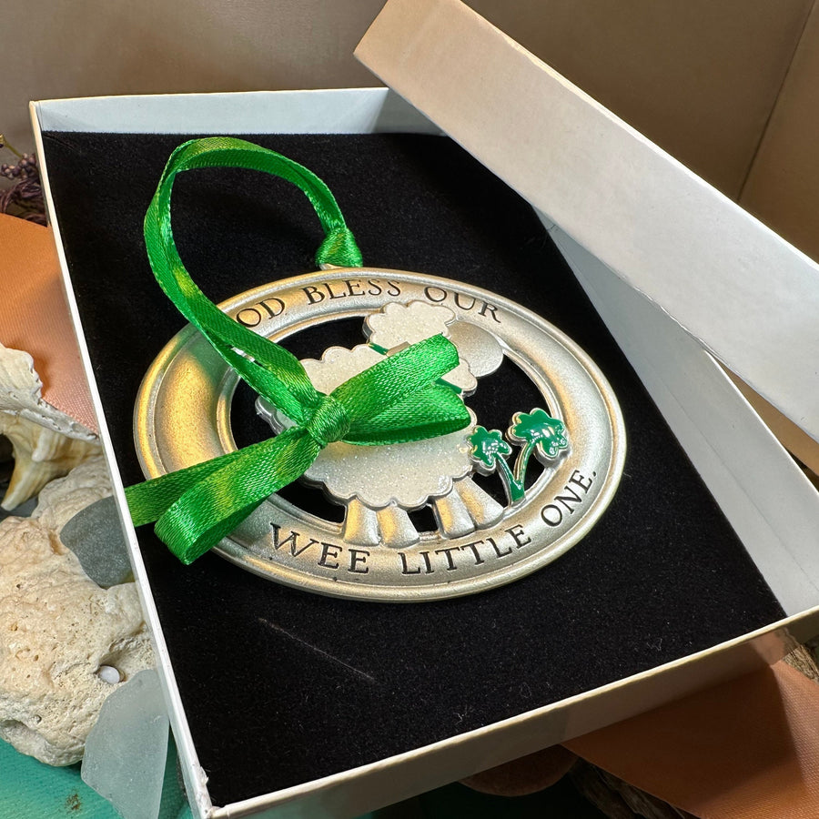 Irish Blessing Ornament, Ireland Baby Gift, New Baby Gift, Baby Shower Gift, New Mom Gift, Preganancy Gift, Irish Blessing Decor, Shamrock