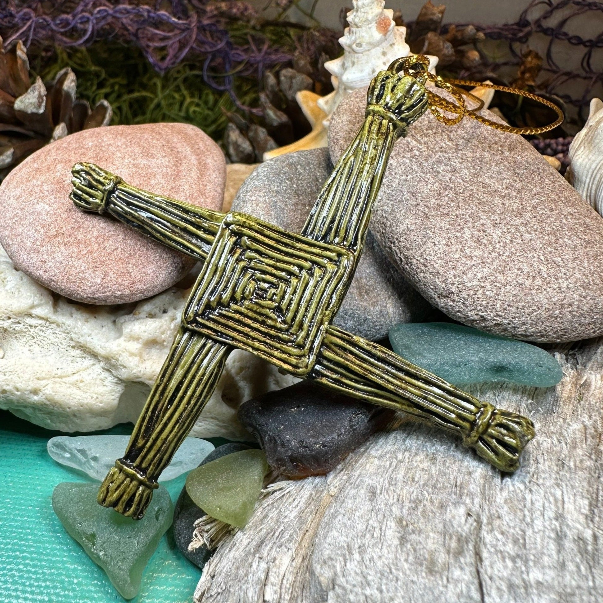 Saint Brigid's Celtic Cross, Ireland Cross, Irish Cross Ornament, Ireland Gift, Easter, Housewarming Gift, New Home Gift, Confirmation