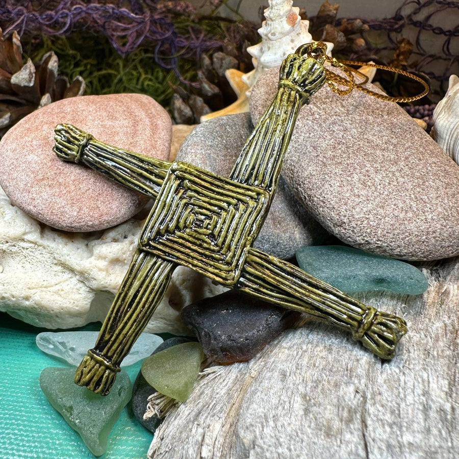 Saint Brigid's Celtic Cross, Ireland Cross, Irish Cross Ornament, Ireland Gift, Easter, Housewarming Gift, New Home Gift, Confirmation