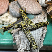 Load image into Gallery viewer, Saint Brigid&#39;s Celtic Cross, Ireland Cross, Irish Cross Ornament, Ireland Gift, Easter, Housewarming Gift, New Home Gift, Confirmation
