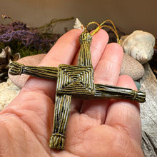 Load image into Gallery viewer, Saint Brigid&#39;s Celtic Cross, Ireland Cross, Irish Cross Ornament, Ireland Gift, Easter, Housewarming Gift, New Home Gift, Confirmation
