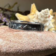 Load image into Gallery viewer, Minimalist Mountain Ring, Scottish Highlands Ring, Celtic Jewelry, Scotland Jewelry, HIker Jewelry, Wiccan Jewelry, Anniversary Gift
