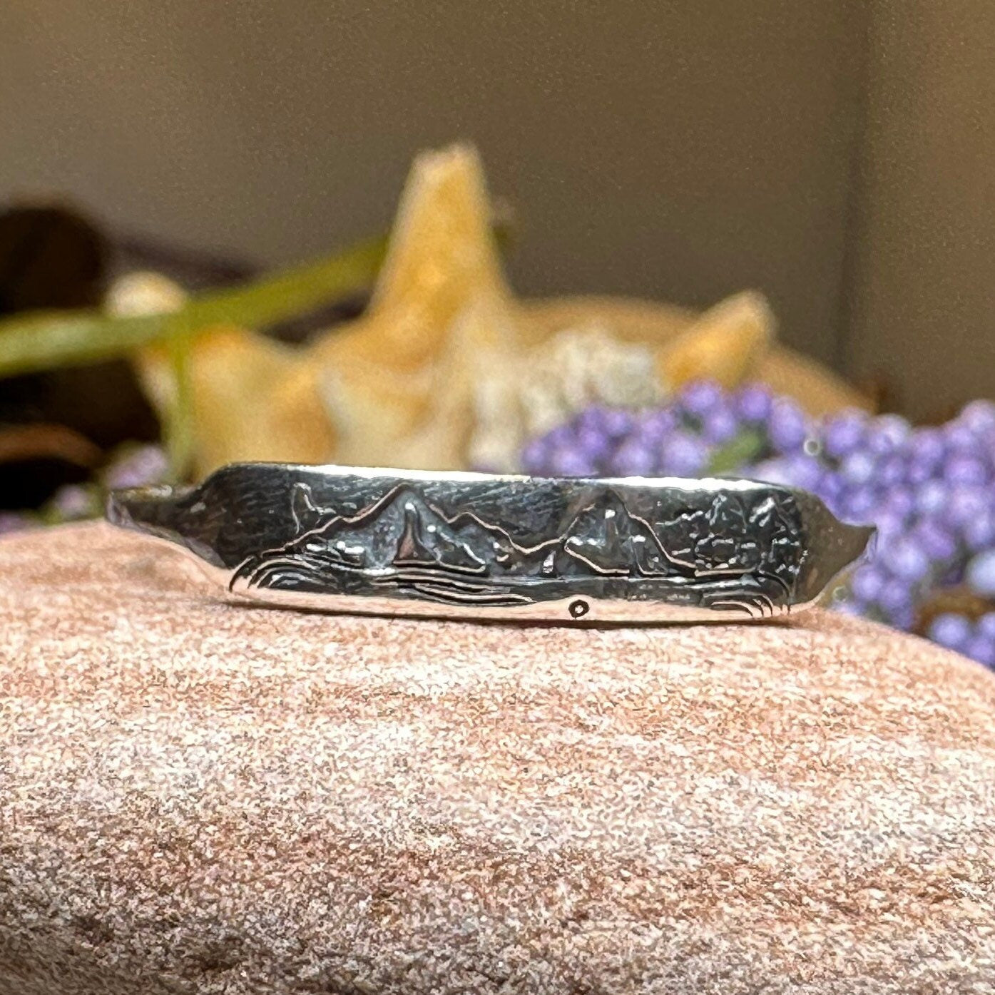 Minimalist Mountain Ring, Scottish Highlands Ring, Celtic Jewelry, Scotland Jewelry, HIker Jewelry, Wiccan Jewelry, Anniversary Gift