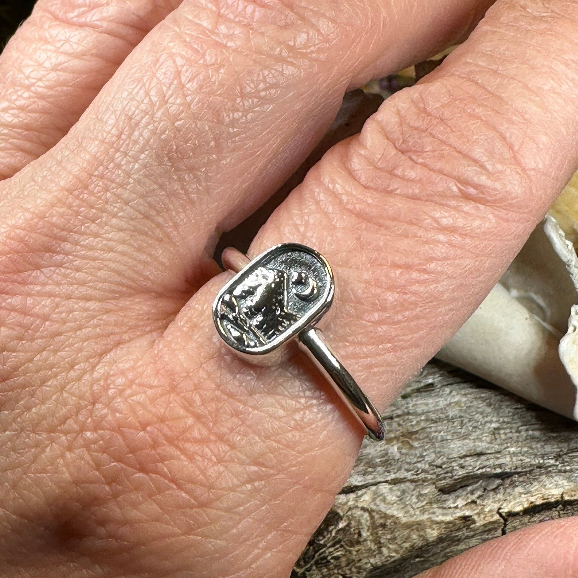 Minimalist Mountain Ring, Scottish Highlands Ring, Celtic Jewelry, Scotland Jewelry, HIker Jewelry, Wiccan Jewelry, Anniversary Gift