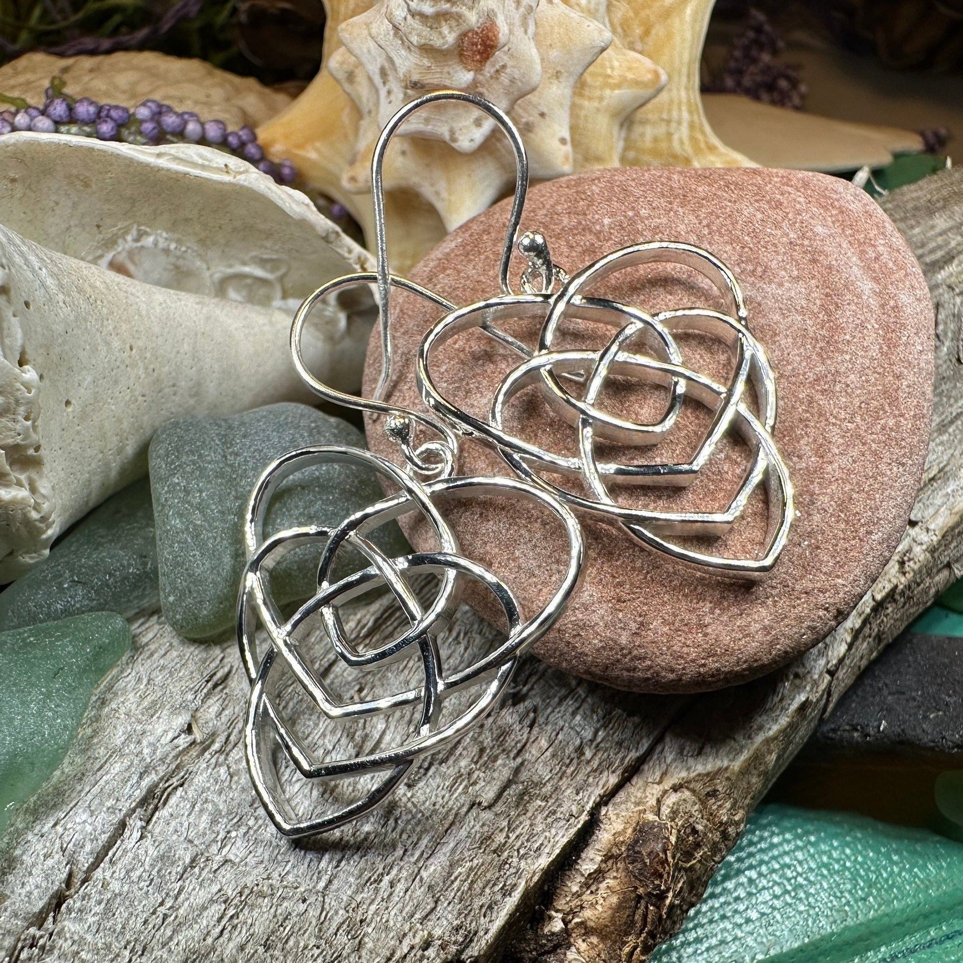 Eislyn Celtic Mother's Knot Earrings — view 9