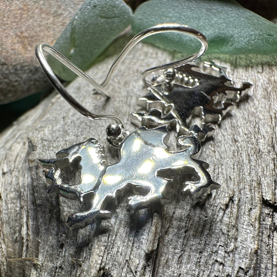 Welsh Dragon Earrings, Celtic Jewelry, Wales Jewelry, Dragon Jewelry, Mom Gift, Wife Gift, Anniversary Gift, Dragon Earrings, Wales Gift