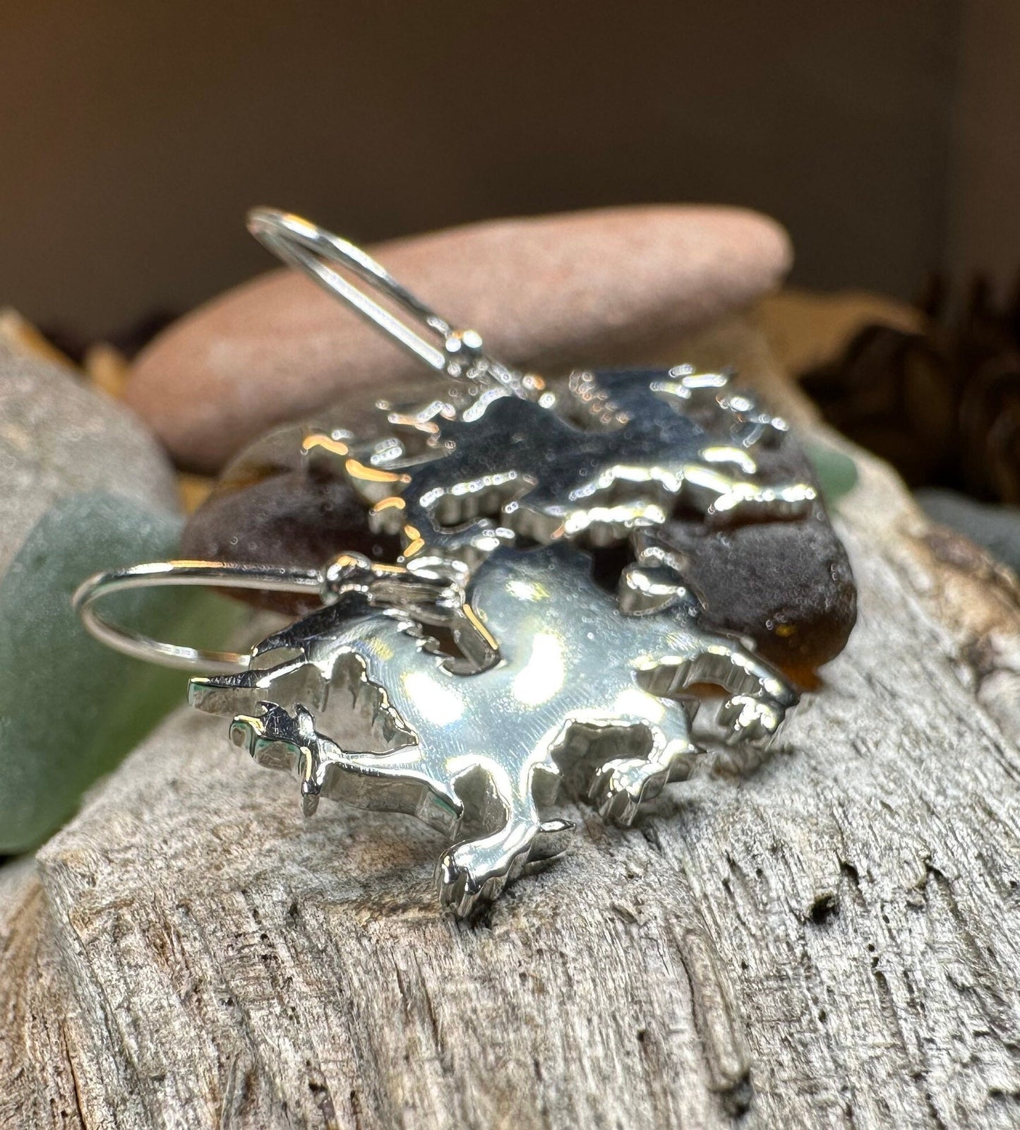 Welsh Dragon Earrings, Celtic Jewelry, Wales Jewelry, Dragon Jewelry, Mom Gift, Wife Gift, Anniversary Gift, Dragon Earrings, Wales Gift