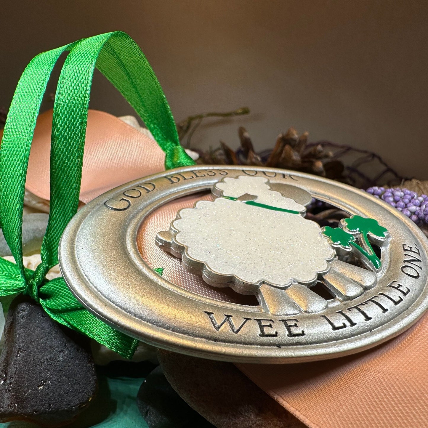 Irish Blessing Ornament, Ireland Baby Gift, New Baby Gift, Baby Shower Gift, New Mom Gift, Preganancy Gift, Irish Blessing Decor, Shamrock