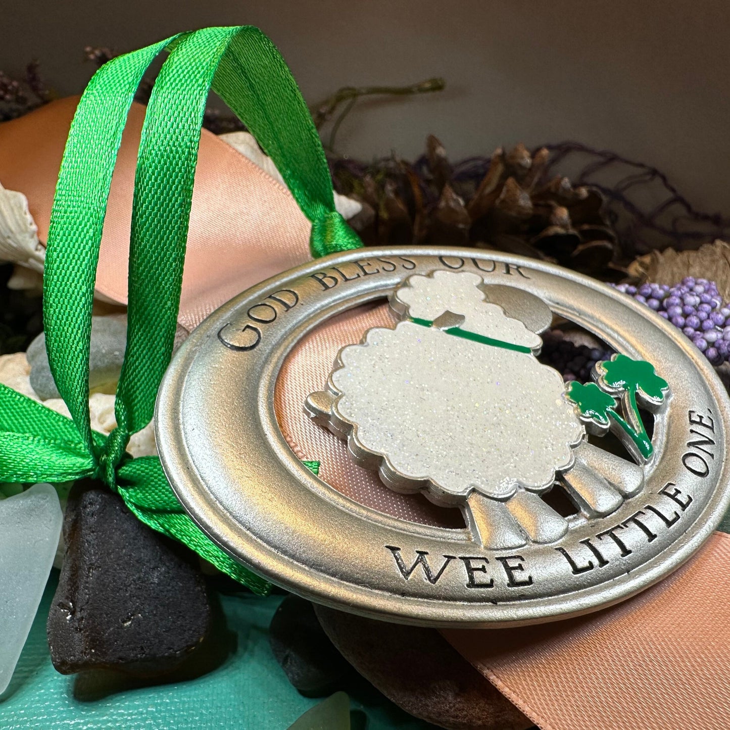 Irish Blessing Ornament, Ireland Baby Gift, New Baby Gift, Baby Shower Gift, New Mom Gift, Preganancy Gift, Irish Blessing Decor, Shamrock