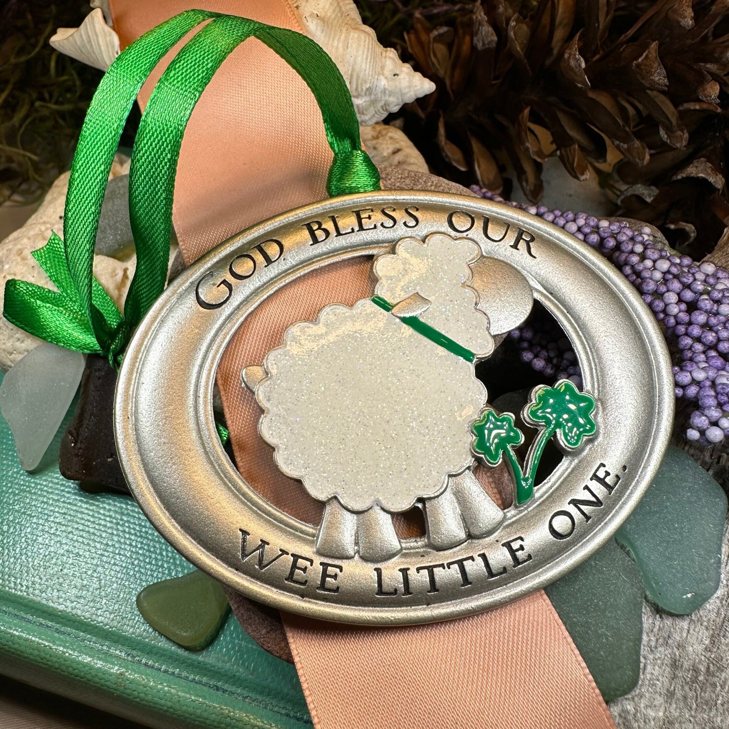 Irish Blessing Ornament, Ireland Baby Gift, New Baby Gift, Baby Shower Gift, New Mom Gift, Preganancy Gift, Irish Blessing Decor, Shamrock