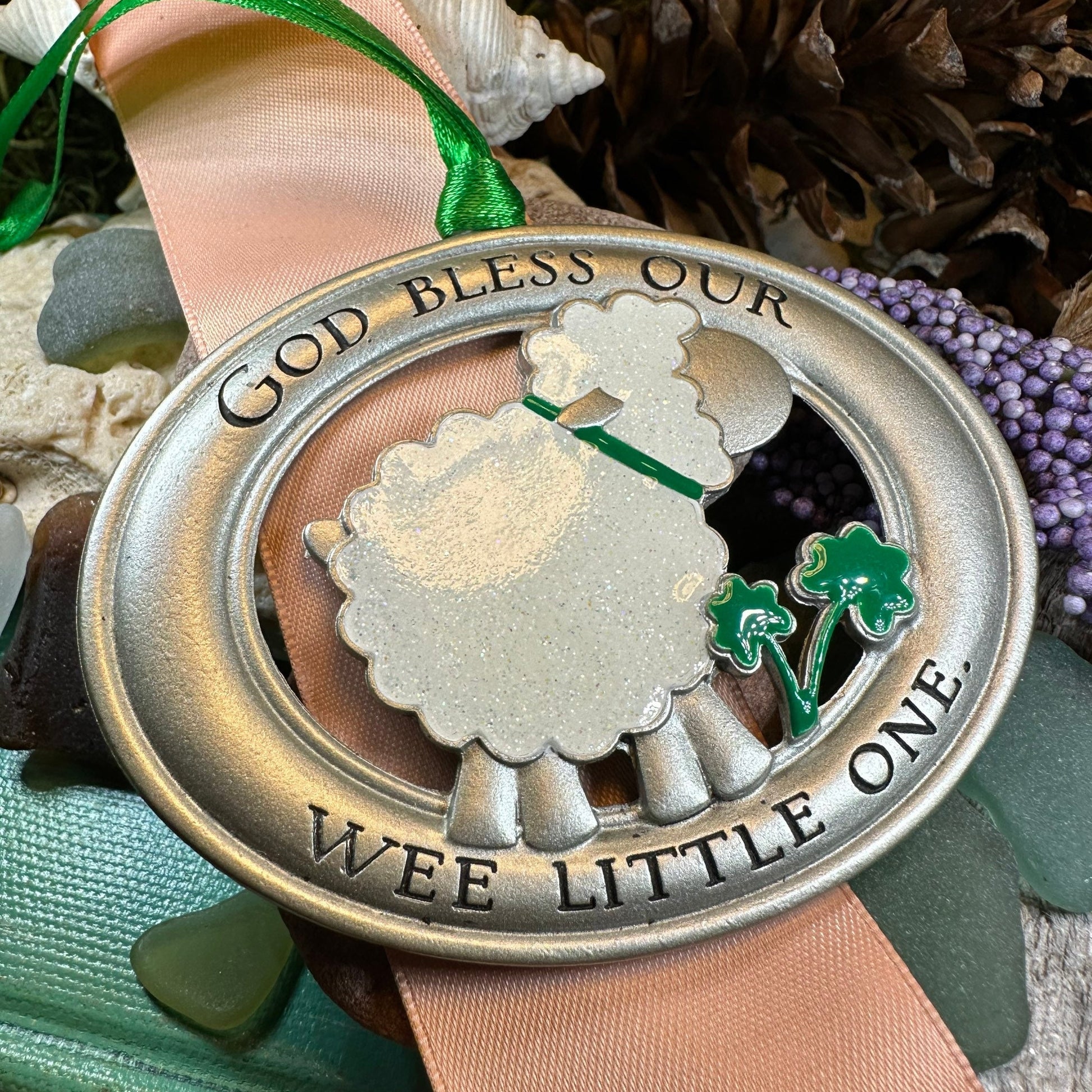 Irish Blessing Ornament, Ireland Baby Gift, New Baby Gift, Baby Shower Gift, New Mom Gift, Preganancy Gift, Irish Blessing Decor, Shamrock
