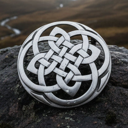 Cathedral Celtic Knot Brooch — view 7
