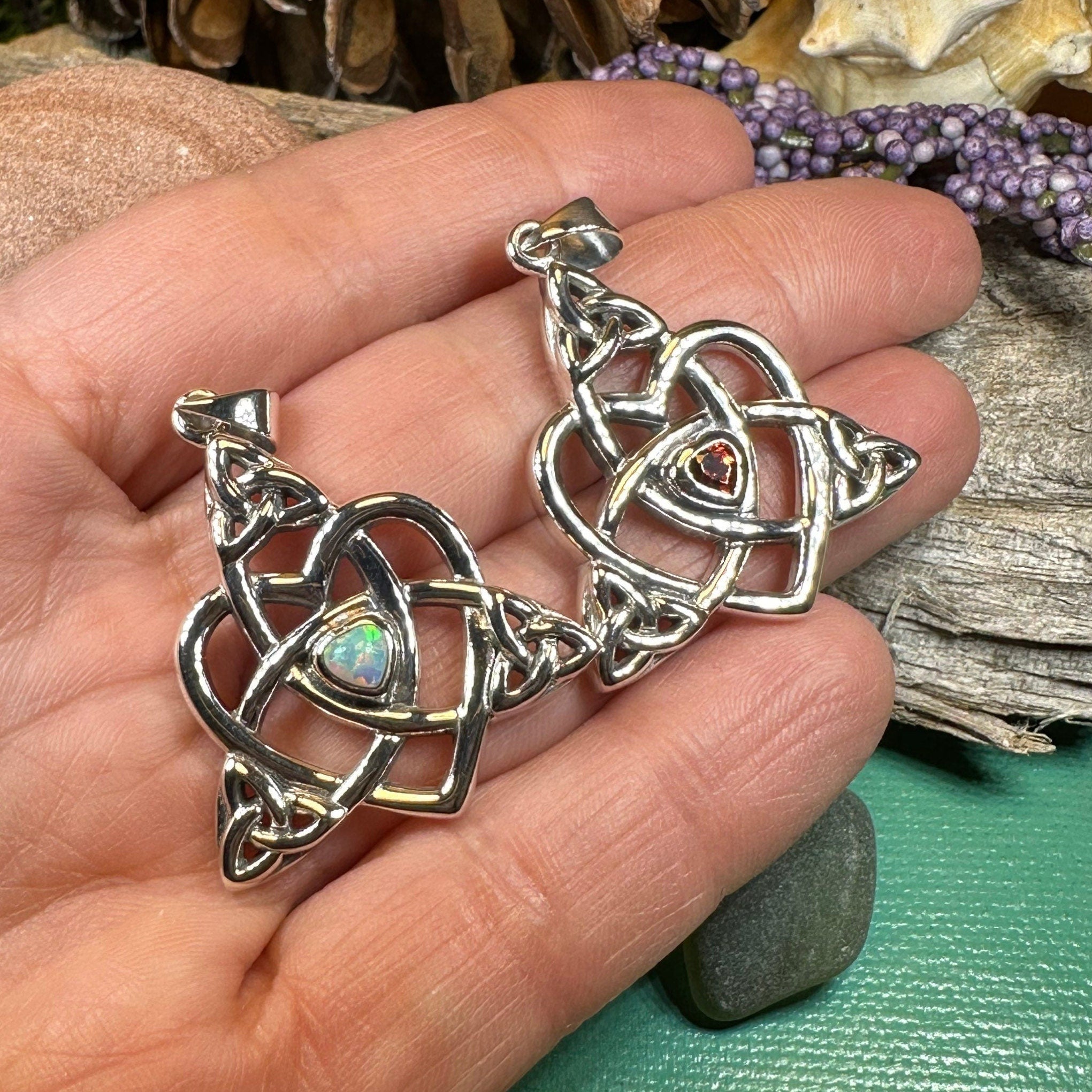 Imogen Mother's Knot Necklace – Celtic Crystal Design Jewelry