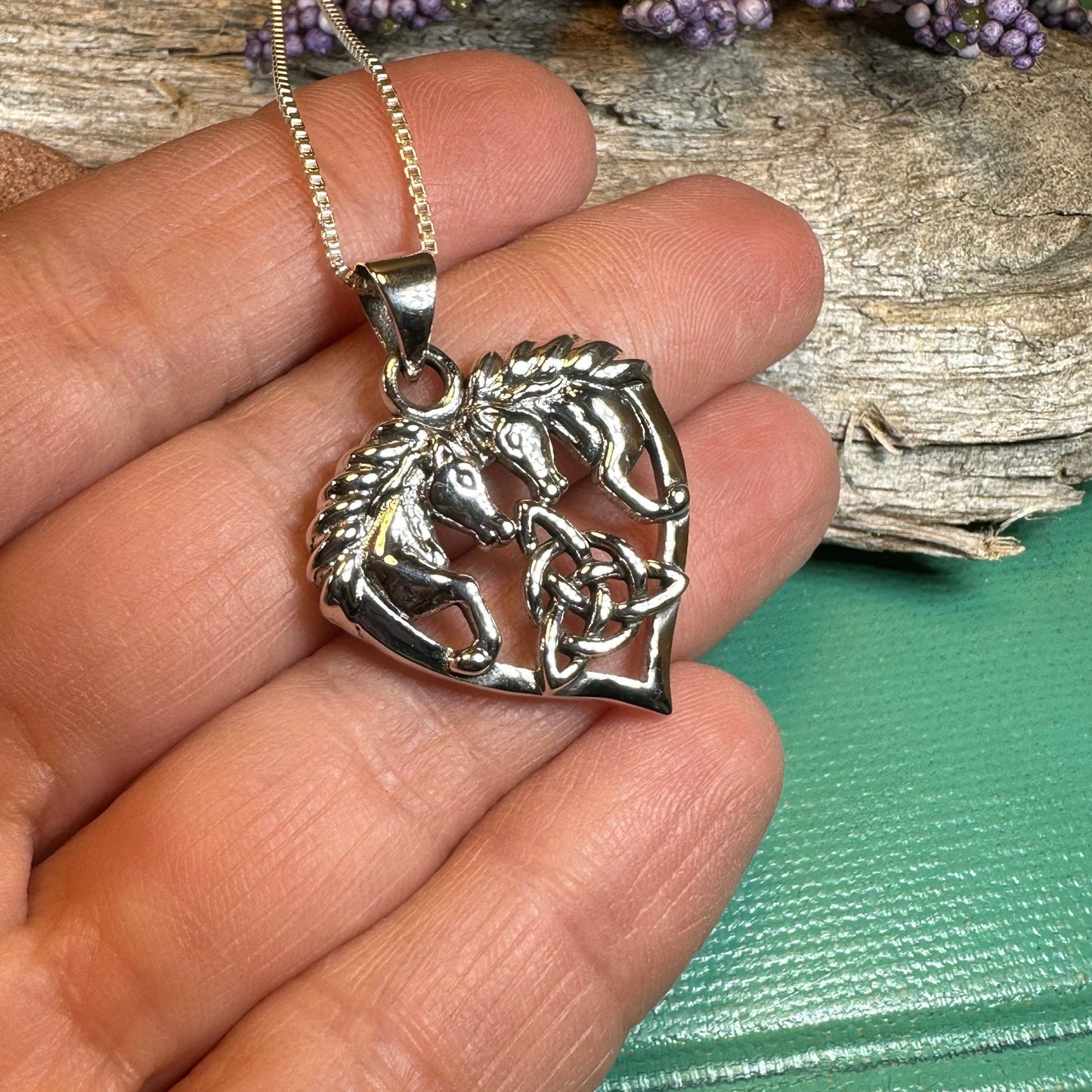 Cheval Celtic Horse Necklace — view 6