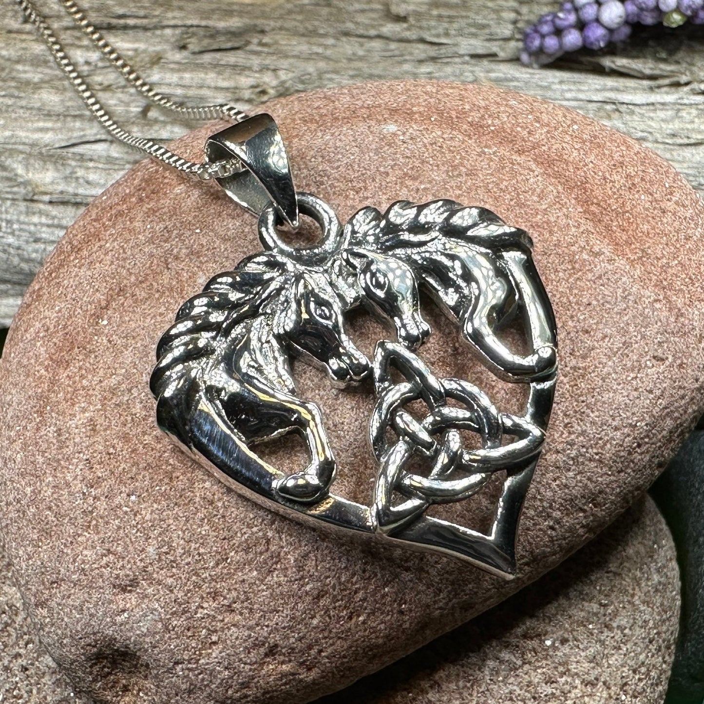 Cheval Celtic Horse Necklace — view 5