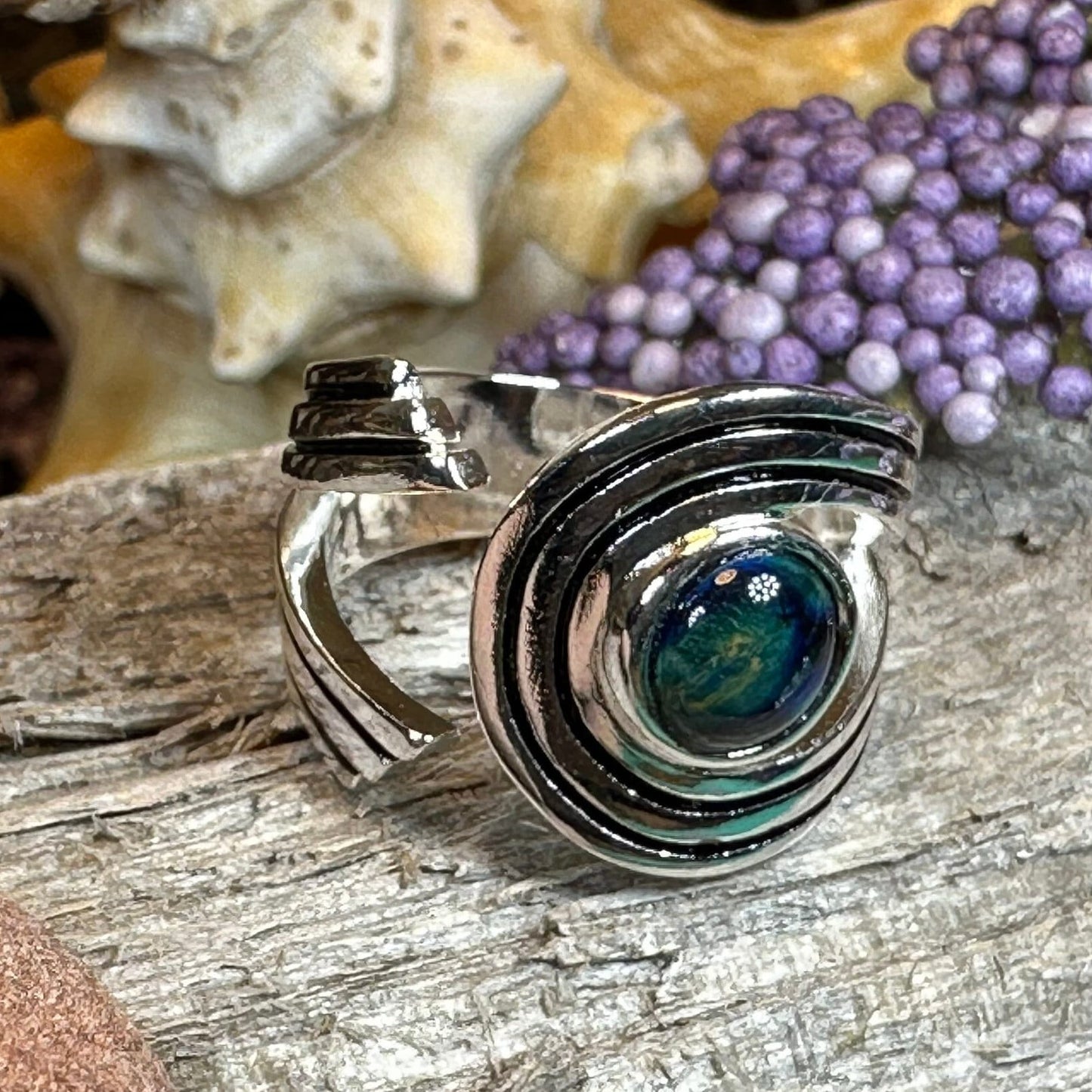 Scottish Heathergems Celtic Wrap Ring - Handmade in Scotland — view 9