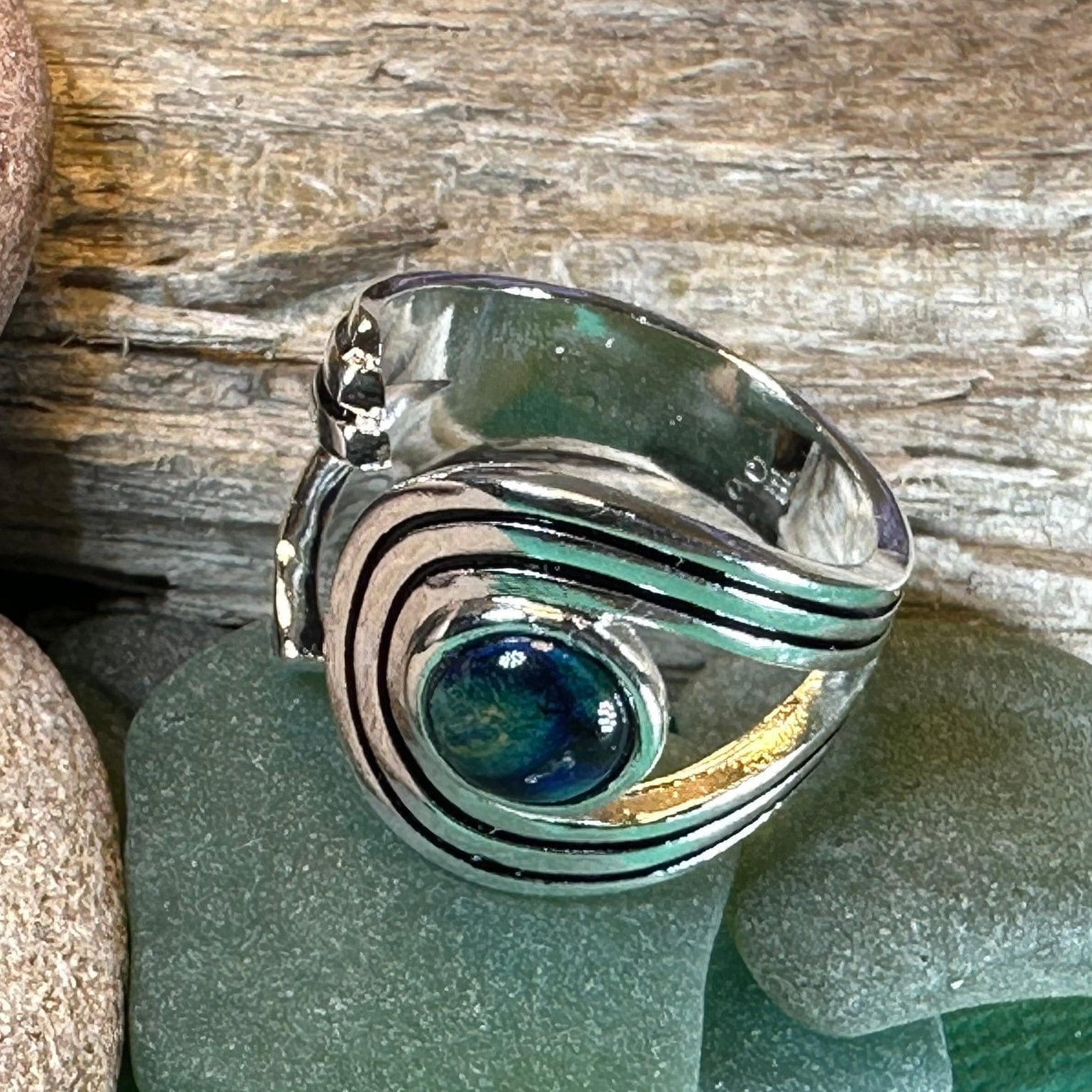 Scottish Heathergems Celtic Wrap Ring - Handmade in Scotland — view 10