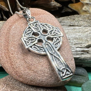 Celtic Cross Necklace, Cross Jewelry, Celtic Jewelry, Irish Jewelry, Anniversary Gift, First Communion Cross, Baptism Cross, Ireland Jewelry