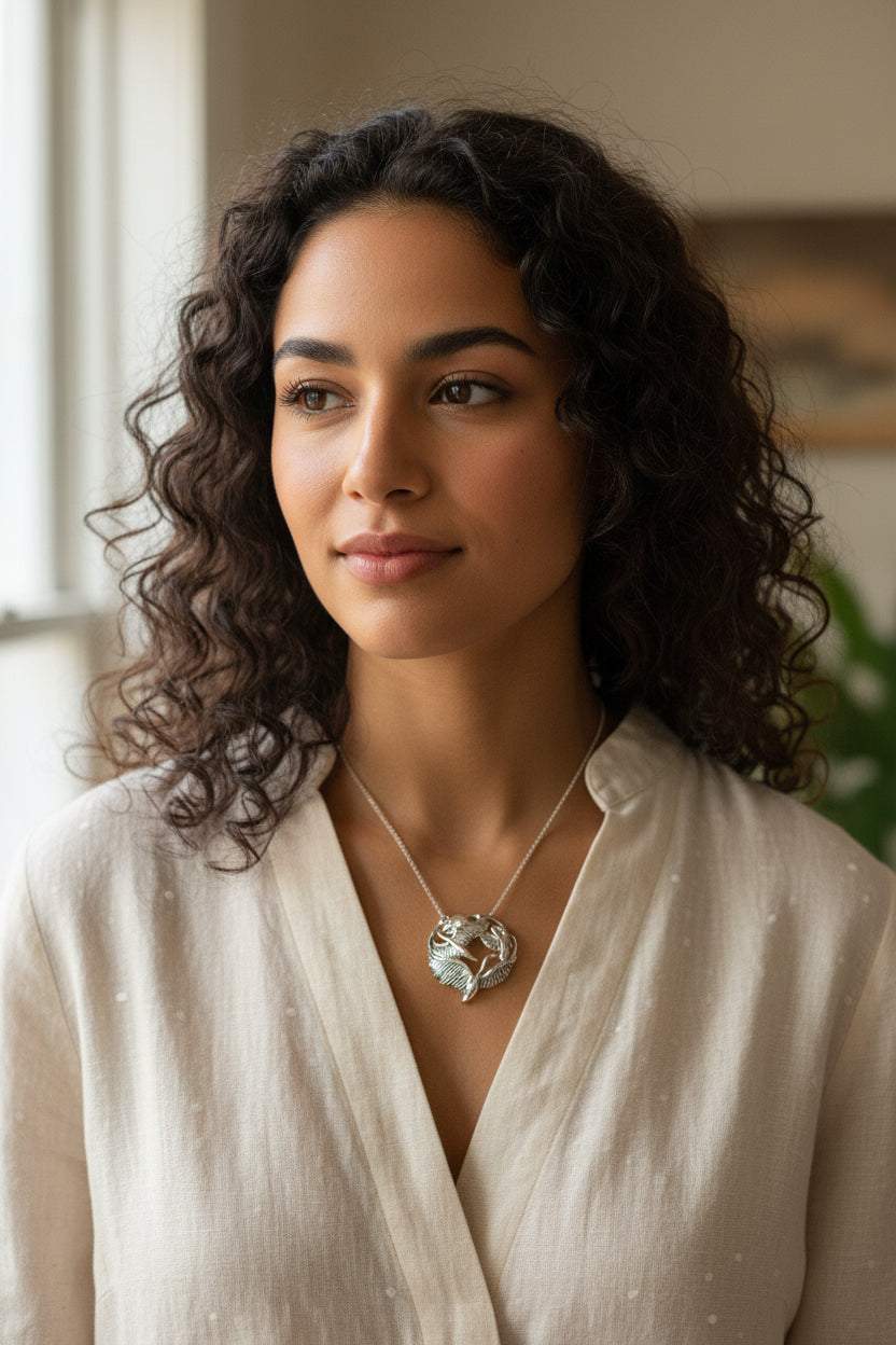 Swan Necklace, Children of Lir Jewelry, Celtic Jewelry, Mom Gift, Nature Necklace, Irish Jewelry, Ireland Jewelry, Nature Necklace