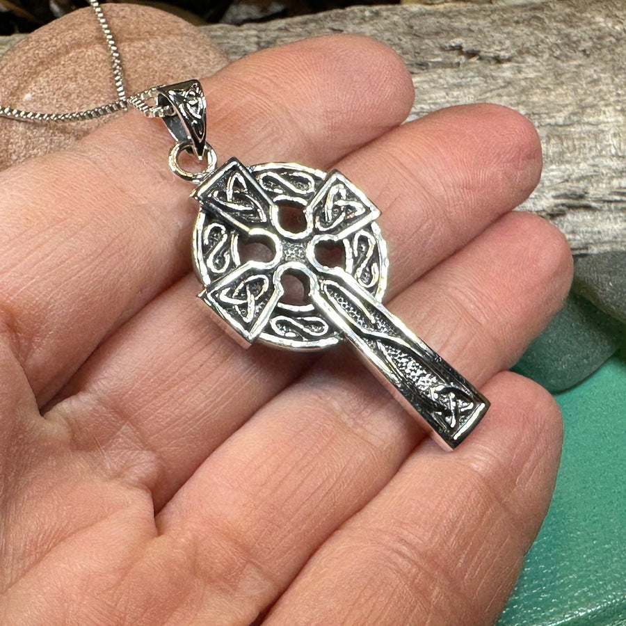 Celtic Cross Necklace, Cross Jewelry, Celtic Jewelry, Irish Jewelry, Anniversary Gift, First Communion Cross, Baptism Cross, Ireland Jewelry
