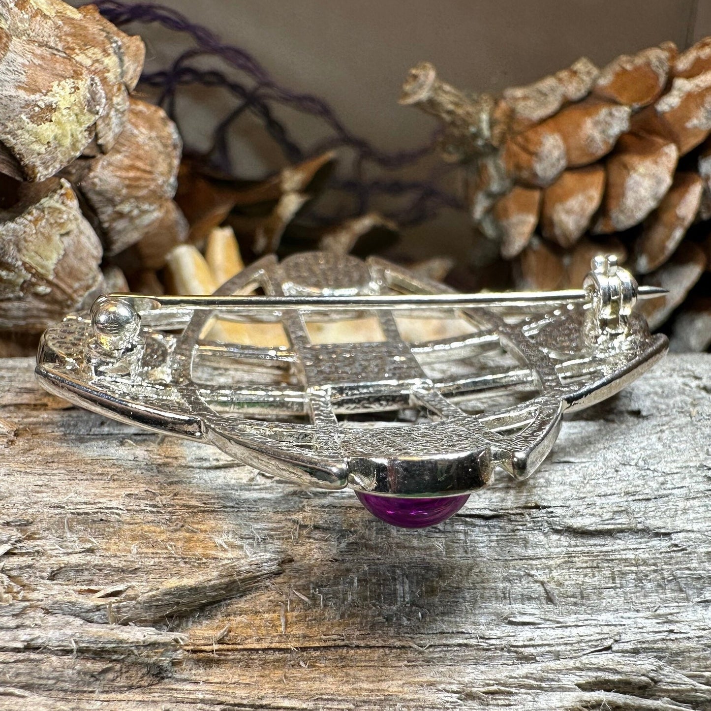 Celtic Knot Brooch, Celtic Pin, Irish Jewelry, Ireland Gift, Mom Gift, Purple Pin, Girlfriend Gift, Wife Gift, Ireland Pin, Scotland Gift