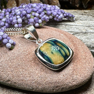 Celtic Necklace, Scotland Necklace, Heather Jewelry, Nature Necklace, Scottish Jewelry, Heathergem Gift, Graduation Gift, Anniversary Gift