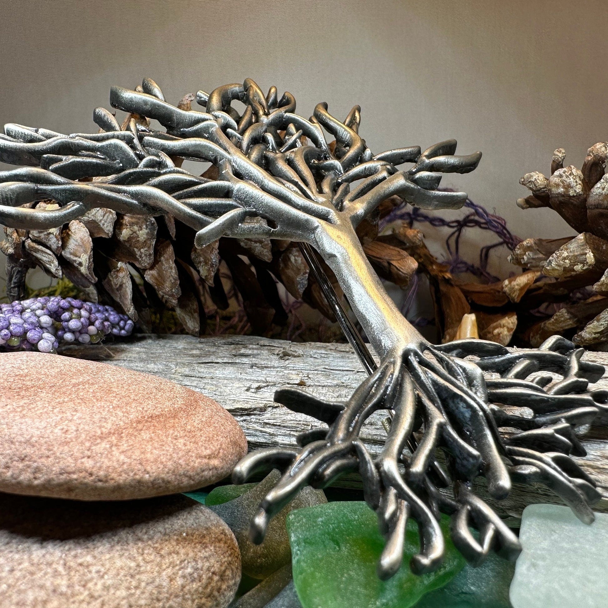 Tree of Life Brooch, Celtic Jewelry, Irish Jewelry, Celtic Brooch, Celtic Pin, Mom Gift, Anniversary Gift, Heart Pin, Friendship Gift