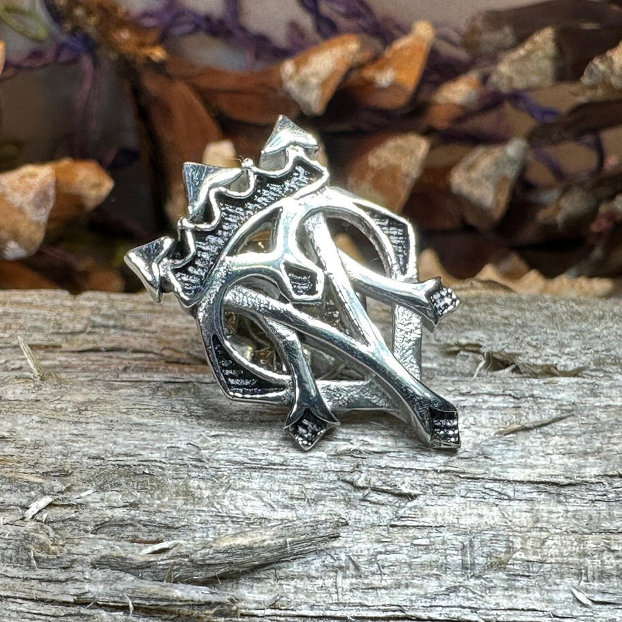 Luckenbooth Brooch, Scotland Jewelry, Men's Lapel Pin, Tie Pin, Friendship Gift, Best Man Gift, Anniversary Gift, Scottish Groom Pin