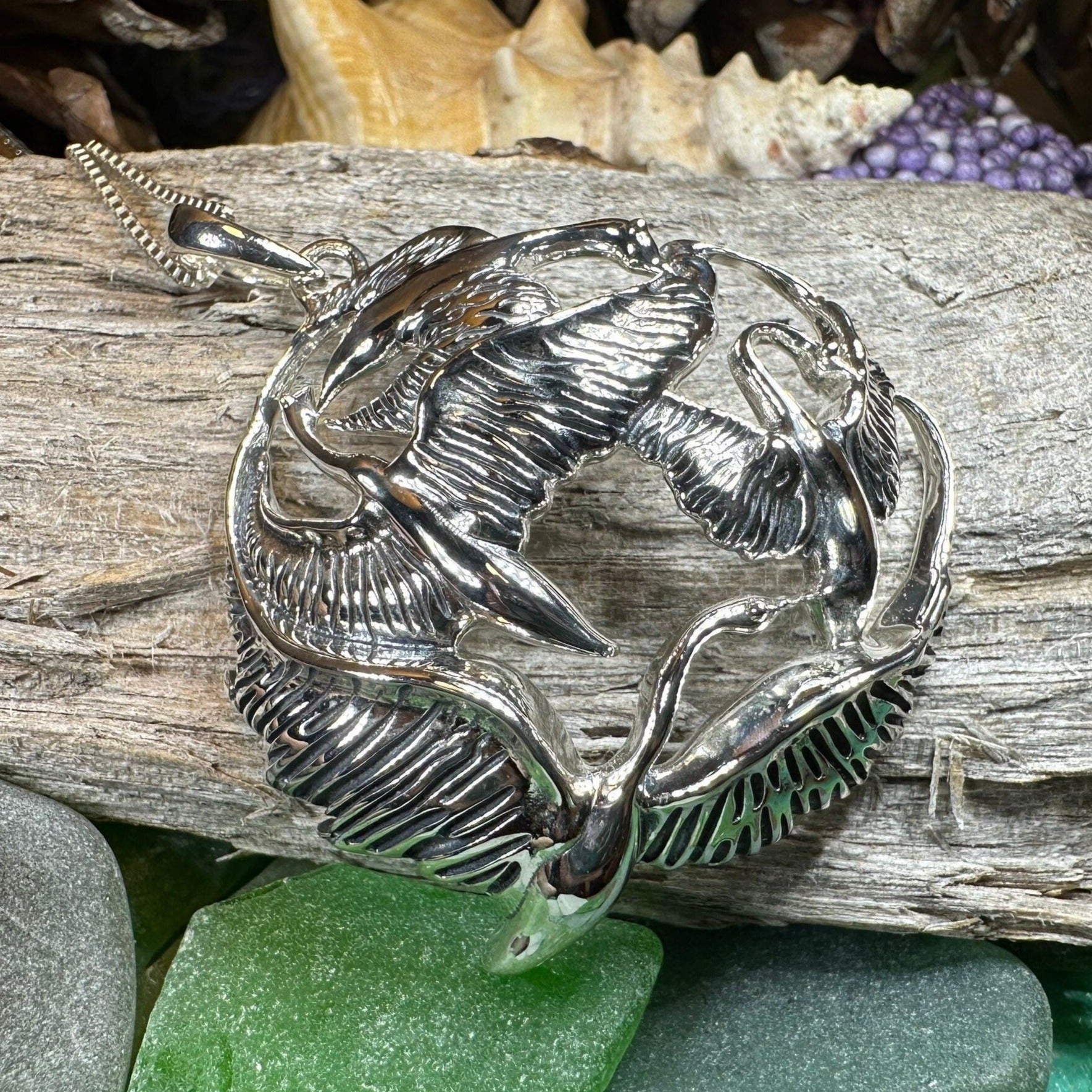 Swan Necklace, Children of Lir Jewelry, Celtic Jewelry, Mom Gift, Nature Necklace, Irish Jewelry, Ireland Jewelry, Nature Necklace