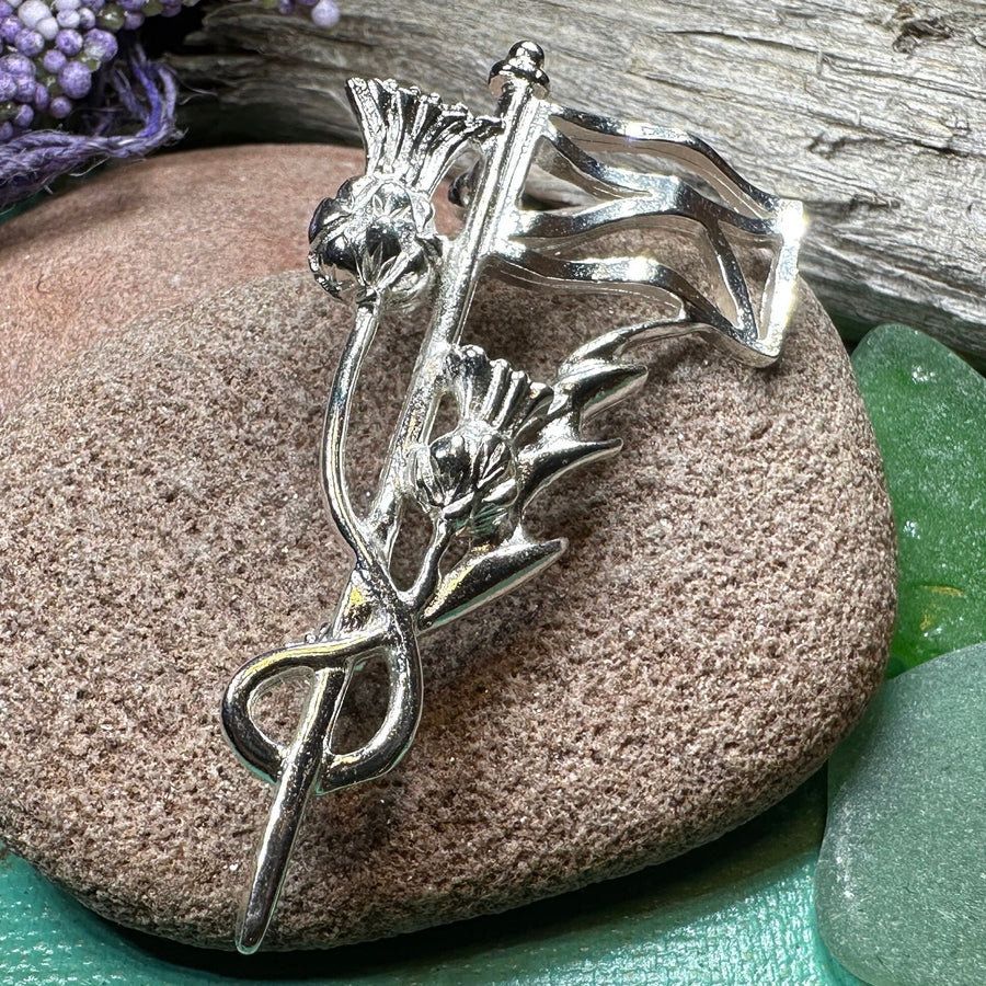 Scottish Kilt Pin, Thistle Kilt Pin, Scotland Flag Pin, Scotland Kilt Pin, Scottish Brooch, Celtic Brooch, Viking Pin, Scotland Gift