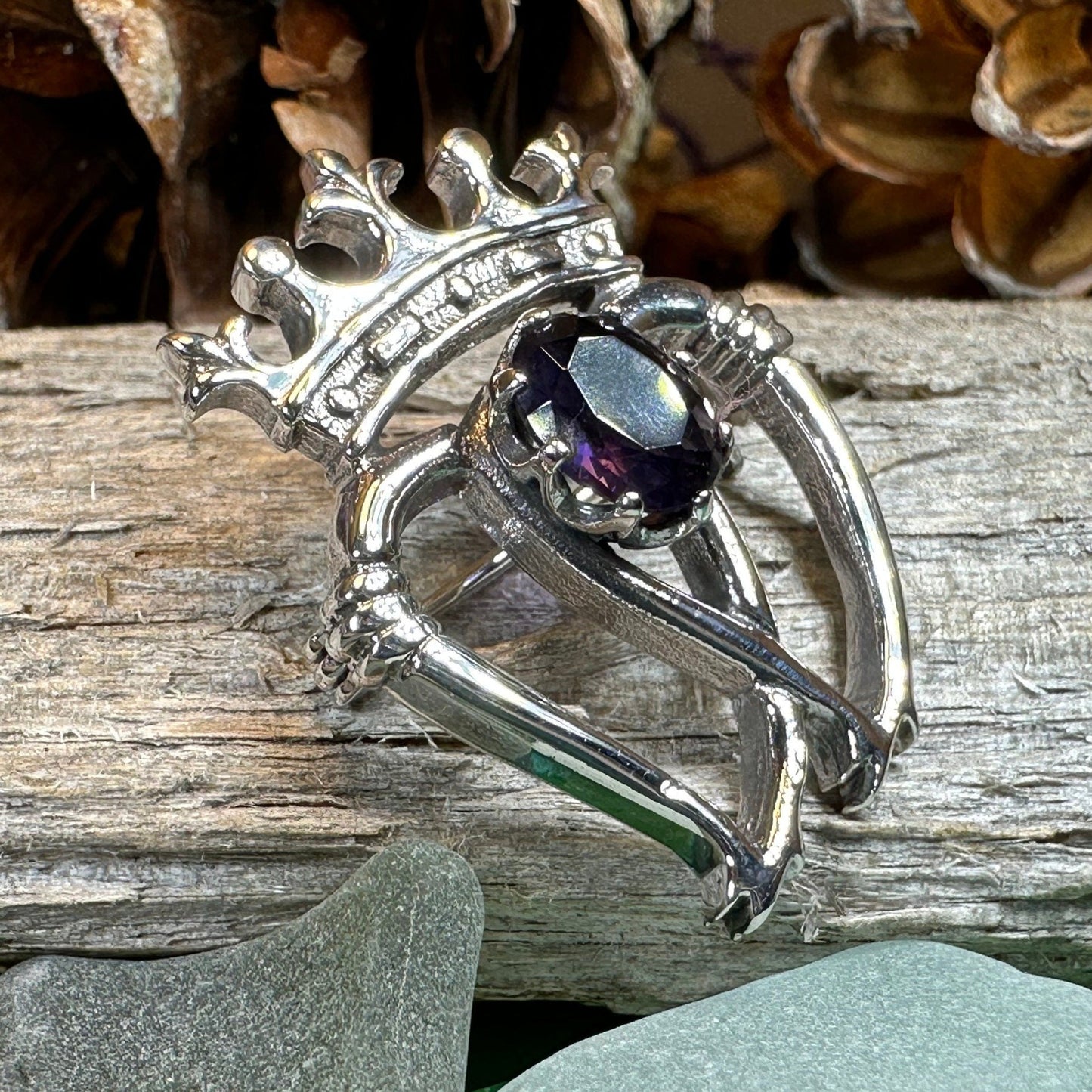 Luckenbooth Brooch, Scotland Jewelry, Celtic Jewelry, Anniversary Gift, Bride Gift, Heart Jewelry, Wife Gift, Bridal Jewelry, Mom Gift