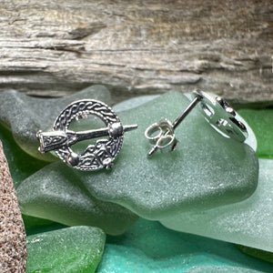 Celtic Stud Earrings, Irish Jewelry, Tara Post Earrings, Irish Dance Gift, Anniversary Gift, Celtic Jewelry, Wiccan Jewelry, Pagan Jewelry