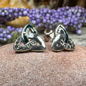 Celtic Knot Earrings, Irish Jewelry, Celtic Jewelry, Trinity Knot Post Earrings, Norse Jewelry, Triquetra Stud Earrings, Ireland Earrings