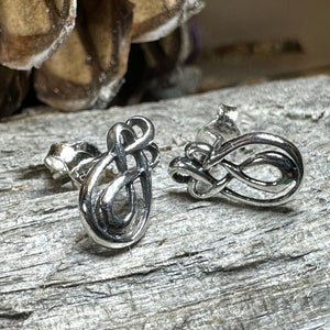 Celtic Knot Stud Earrings, Irish Jewelry, Celtic Jewelry, Anniversary Gift, Bridal Jewelry, Norse Jewelry, Yoga Jewelry, Wiccan Jewelry